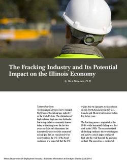 The Fracking Industry and Its Potential Impact on the Illinois Economy