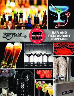 Bar and restaurant supplies