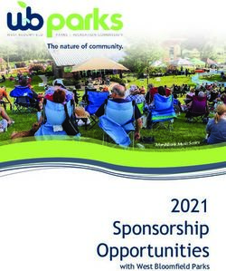 2021 Sponsorship Opportunities - with West Bloomfield Parks - Marshbank Music Series