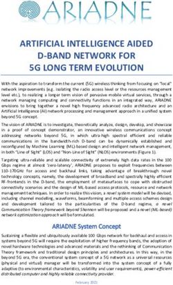 ARTIFICIAL INTELLIGENCE AIDED D-BAND NETWORK FOR 5G LONG TERM EVOLUTION - ARIADNE