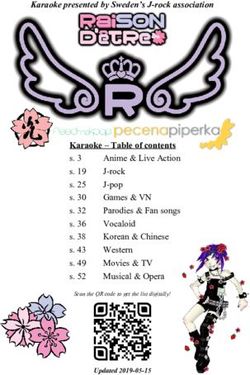 Karaoke Presented By Sweden S J Rock Association Raison D Etre