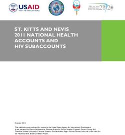 ST. KITTS AND NEVIS 2011 NATIONAL HEALTH ACCOUNTS AND HIV SUBACCOUNTS - HFG