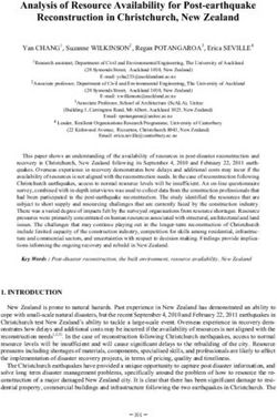 Analysis of Resource Availability for Post-earthquake Reconstruction in Christchurch, New Zealand