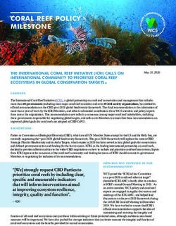 CORAL REEF POLICY MILESTONE - Rackcdn.com