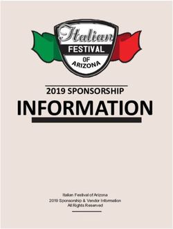 INFORMATION Italian Festival of Arizona 2019 Sponsorship & Vendor Information All Rights Reserved