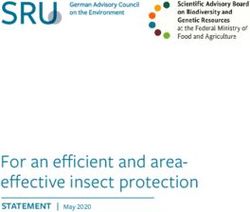 For an efficient and area-effective insect protection - Statement | May 2020 - EEAC ...