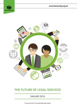 THE FUTURE OF LEGAL SERVICES - JANUARY 2016 - www.lawsociety.org.uk - The Law Society