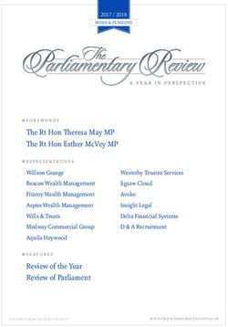 THE RT HON THERESA MAY MP THE RT HON ESTHER MCVEY MP