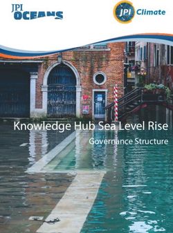 Knowledge Hub Sea Level Rise - Governance Structure - JPI Oceans