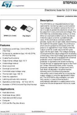 STEF033 Electronic fuse for 3.3 V line