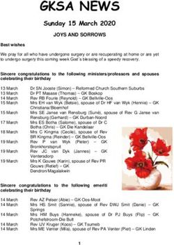 GKSA NEWS Sunday 15 March 2020