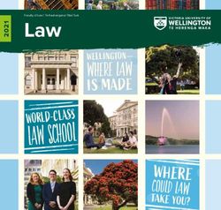 Law Schoo l WORLD-C LASS - WHERE - Victoria University of Wellington