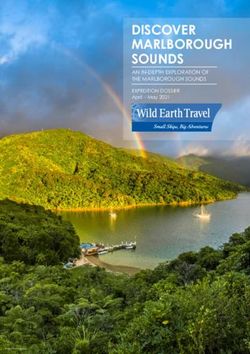 DISCOVER MARLBOROUGH SOUNDS - AN IN-DEPTH EXPLORATION OF THE MARLBOROUGH SOUNDS EXPEDITION DOSSIER - Discover Travel ...