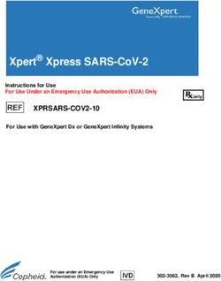 XPERT XPRESS SARS-COV-2 - XPRSARS-COV2-10 INSTRUCTIONS FOR USE FOR USE UNDER AN EMERGENCY USE AUTHORIZATION (EUA) ONLY - FDA