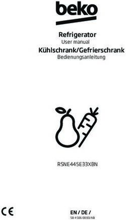 Refrigerator User manual - K&uuml;hlschrank/Gefrierschrank - Beko