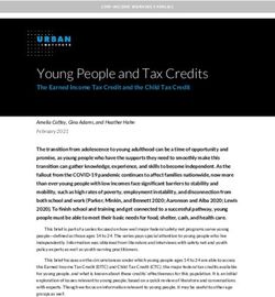 Young People and Tax Credits - The Earned Income Tax Credit and the Child Tax Credit - Urban Institute