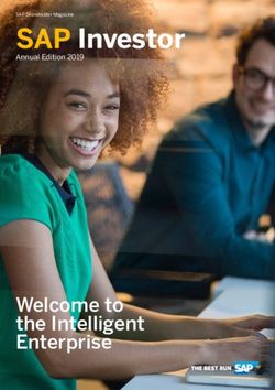 SAP Investor - Welcome to the Intelligent Enterprise - Annual Edition 2019 - SAP.com