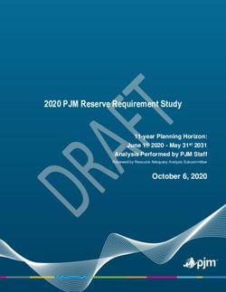 2020 PJM Reserve Requirement Study - October 6, 2020 11-year Planning Horizon: June 1st 2020 - May 31st 2031 - PJM.com