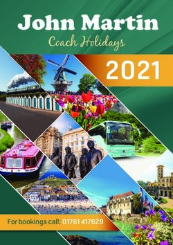 2021 John Martin Coach Holidays
