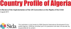 Country Profile of Algeria - Bureau international des droits des ...