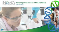 Powering a New Decade of DNA Medicines - January 2021