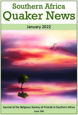 Quaker News Southern Africa - January 2022 - Quakers