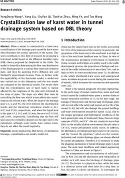 Crystallization law of karst water in tunnel drainage system based on DBL theory