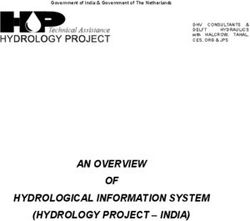 AN OVERVIEW OF HYDROLOGICAL INFORMATION SYSTEM (HYDROLOGY PROJECT - INDIA)