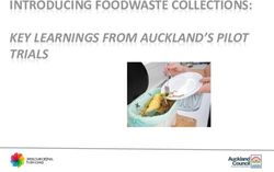 INTRODUCING FOODWASTE COLLECTIONS: KEY LEARNINGS FROM AUCKLAND'S PILOT TRIALS
