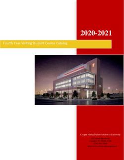 2020-2021 Fourth Year Visiting Student Course Catalog - Cooper Medical ...