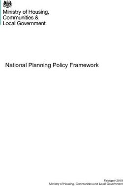 National Planning Policy Framework - February 2019 Ministry of Housing, Communities and Local Government