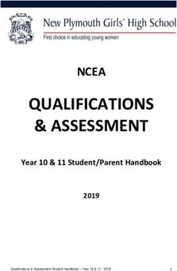 QUALIFICATIONS & ASSESSMENT - NCEA Year 10 & 11 Student/Parent Handbook - New Plymouth Girls ...