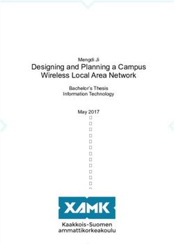 Designing and Planning a Campus Wireless Local Area Network - Mengdi Ji Bachelor's Thesis Information Technology May 2017 - Theseus