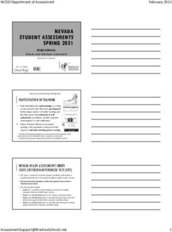 NEVADA STUDENT ASSESSMENTS SPRING 2021 - Washoe ...