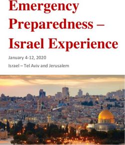 Emergency Preparedness - Israel Experience - January 4-12, 2020 Israel - Tel Aviv and Jerusalem - NENA