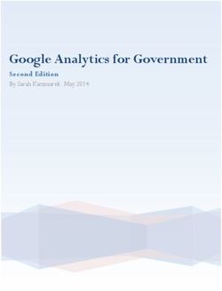 Google Analytics for Government - Second Edition By Sarah Kaczmarek, May 2014