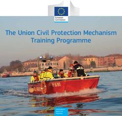 The Union Civil Protection Mechanism Training Programme