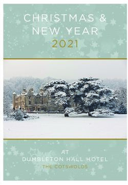 CHRISTMAS & NEW YEAR 2021 - AT DUMBLETON HALL HOTEL THE COTSWOLDS