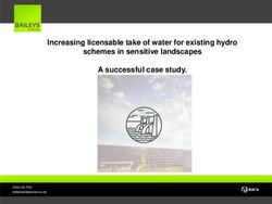 Increasing licensable take of water for existing hydro schemes in sensitive landscapes A successful case study.