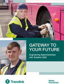 GATEWAY TO YOUR FUTURE - Engineering Apprenticeships with Translink 2022