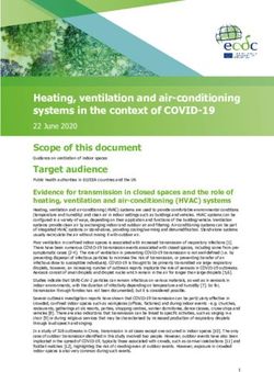 Heating, ventilation and air-conditioning systems in the context of COVID-19 - ECDC
