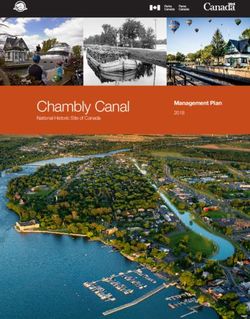 Chambly Canal Management Plan 2018