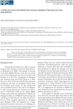 A COELACANTH FISH FROM THE ANISIAN (MIDDLE TRIASSIC) OF THE DOLOMITES - Riviste UNIMI