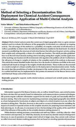 Method of Selecting a Decontamination Site Deployment for Chemical Accident Consequences Elimination: Application of Multi-Criterial Analysis - MDPI