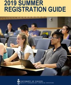 2019 SUMMER REGISTRATION GUIDE - Faculty of Kinesiology & Physical ...