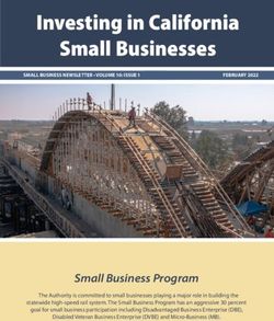 Investing in California Small Businesses
