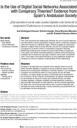 Is the Use of Digital Social Networks Associated with Conspiracy Theories? Evidence from Spain's Andalusian Society