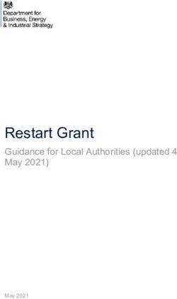 Restart Grant Guidance for Local Authorities (updated 4 May 2021) - May 2021 - Gov.uk