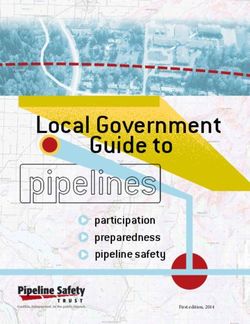 Local Government Guide to - participation preparedness pipeline safety First edition, 2014