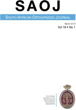 SOUTH AFRICAN ORTHOPAEDIC JOURNAL - March 2019 - Medical ...